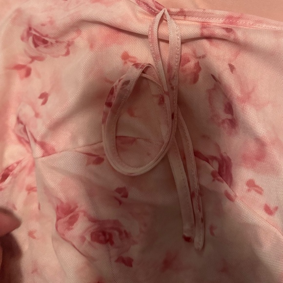 Floral Pink Women's Dress - Shein MEDIUM never worn - Picture 5 of 6